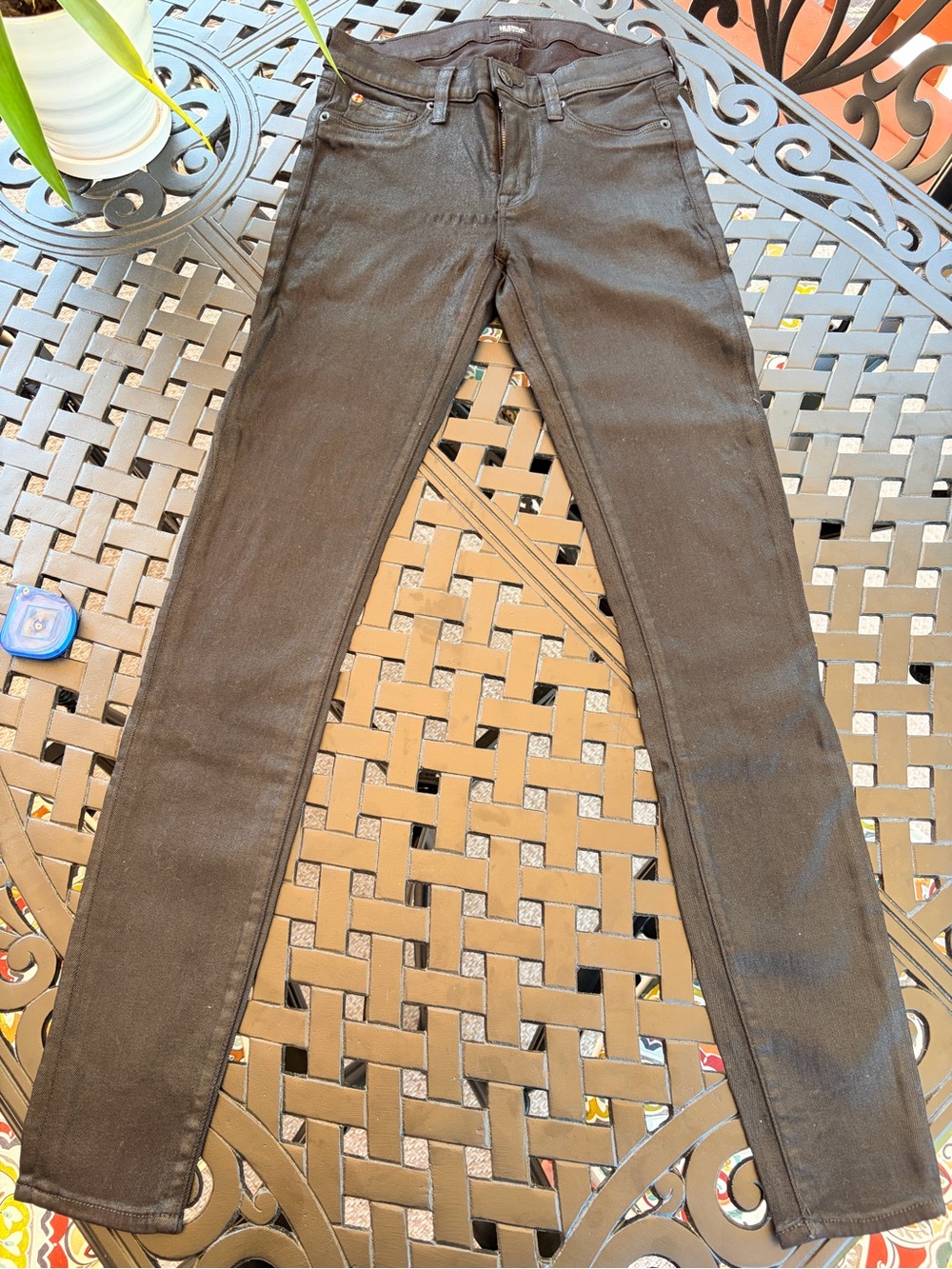 Hudson Jeans Black Skinny Stretch Denim